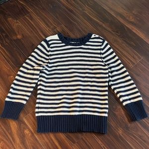 American Eagle Outfitters Women's Black and White Sweater